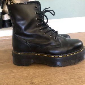 Doc Marten Platform Black Boots
